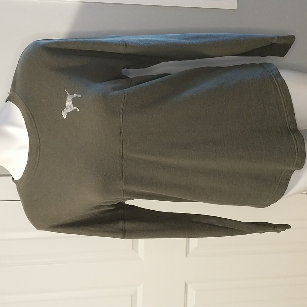 PINK_Varsity oversized long sleeves tee_XS